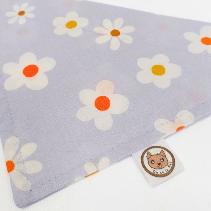Bandana imperméable pour Chien - Retro Daisy