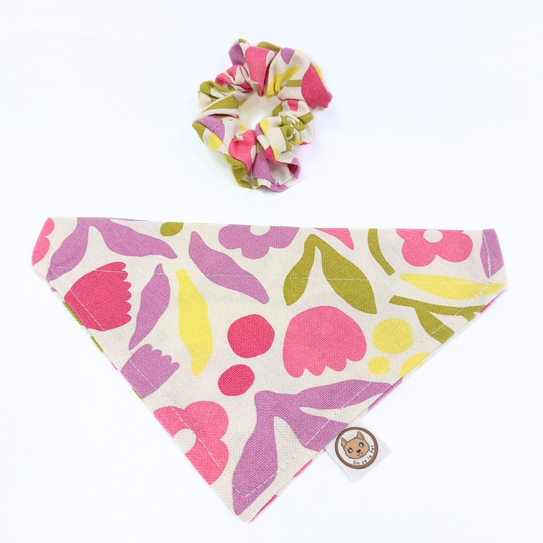 Bandana pour Chien - Printemps