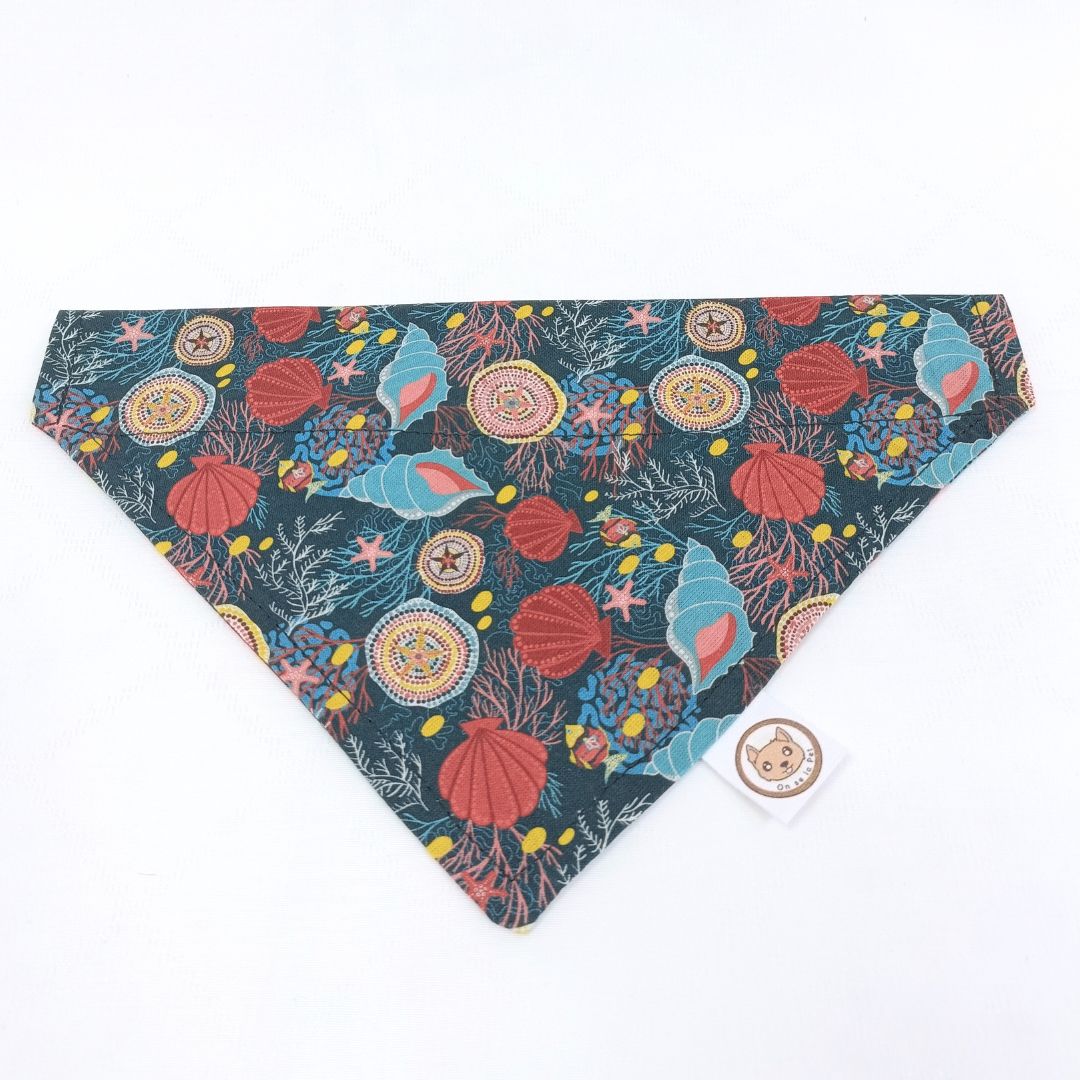 Bandana pour Chien - Coquillages