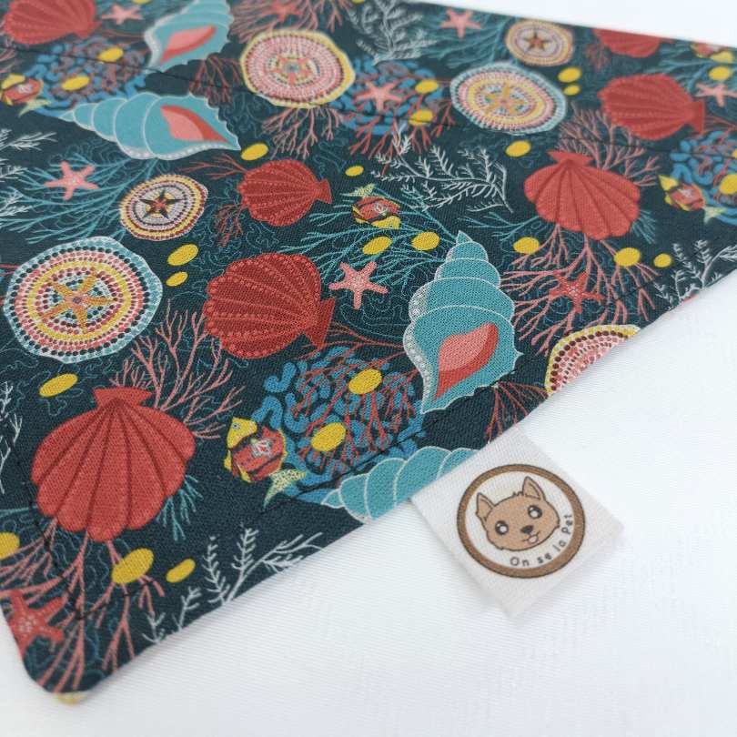 Bandana pour Chien - Coquillages