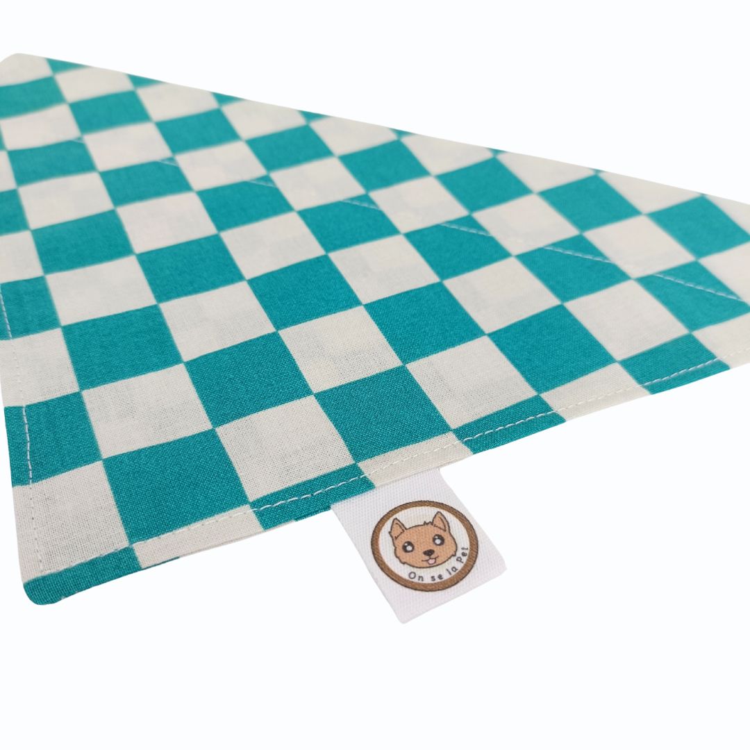 Bandana pour chien - Pique-nique Cyan