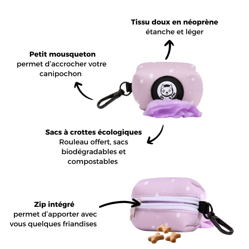 Canipochon Pratique et Écologique - Lilas