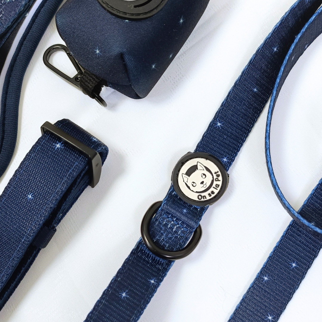 Laisse pour Chien Confortable et Pratique - Bleu Nuit