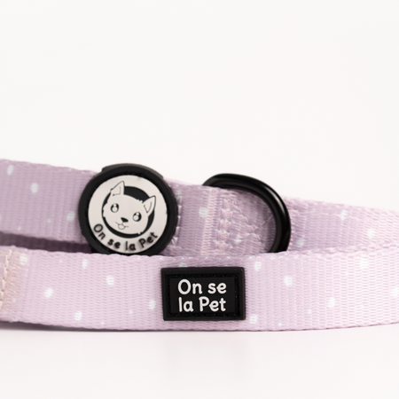 Laisse pour Chien Confortable et Pratique - Lilas