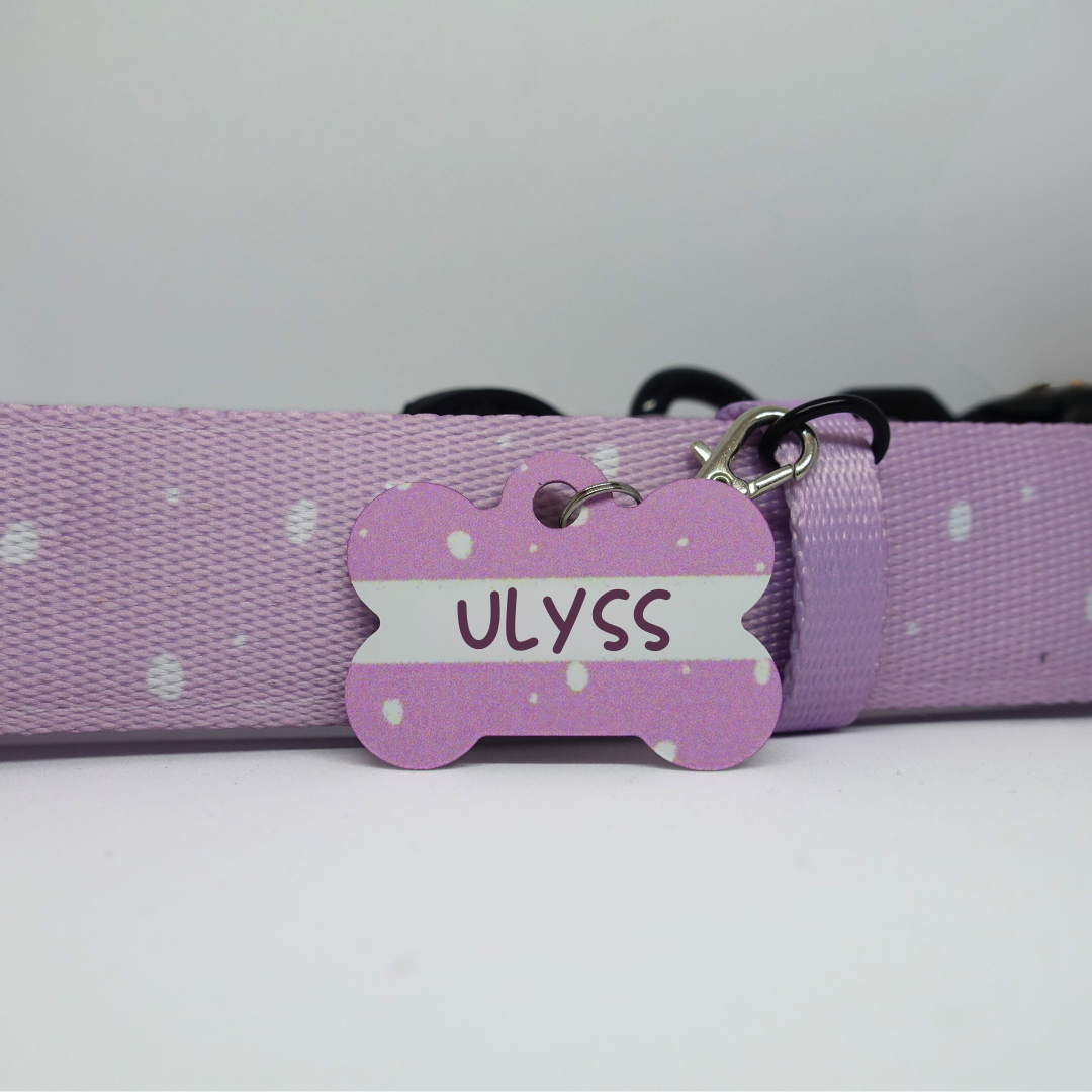 Médaille d'Identification Personnalisable pour Animaux - Forme Os