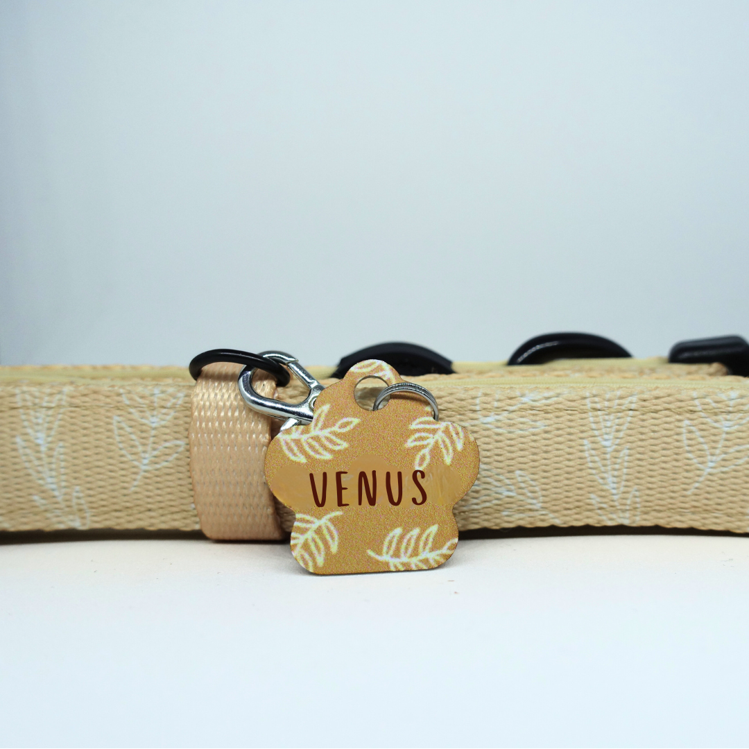 Médaille d'Identification Personnalisable pour Animaux - Forme Patte