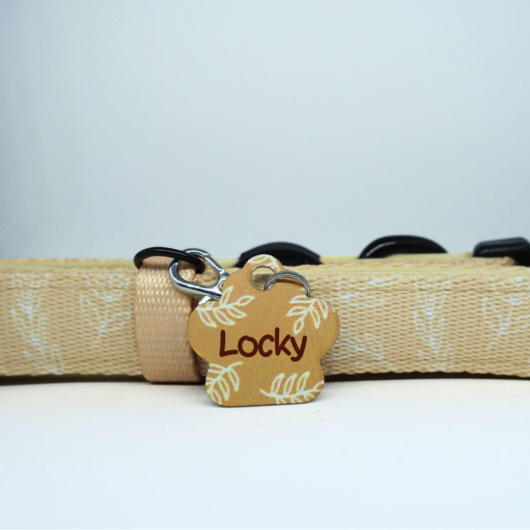 Médaille d'Identification Personnalisable pour Animaux - Forme Patte