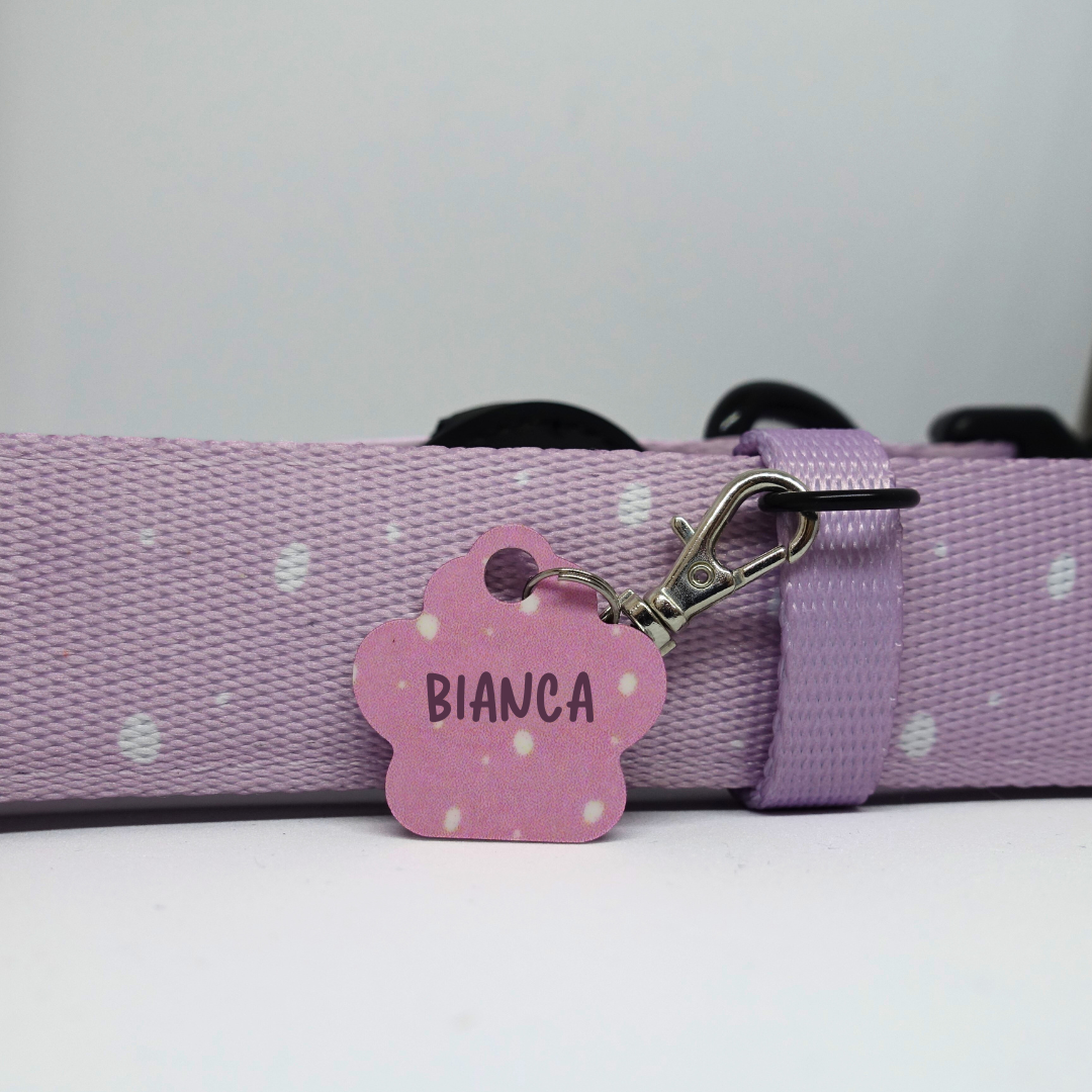 Médaille d'Identification Personnalisable pour Animaux - Forme Patte