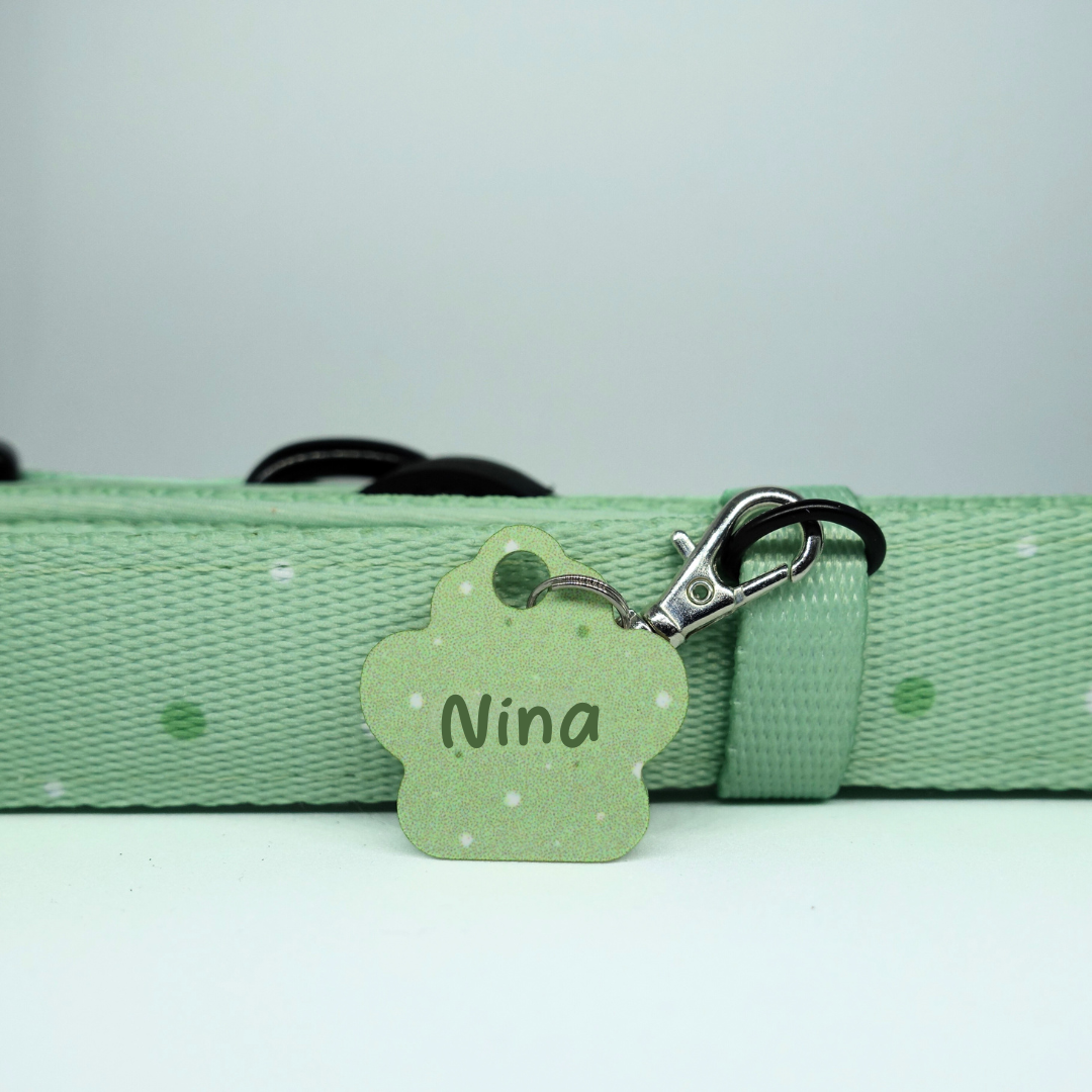 Médaille d'Identification Personnalisable pour Animaux - Forme Patte