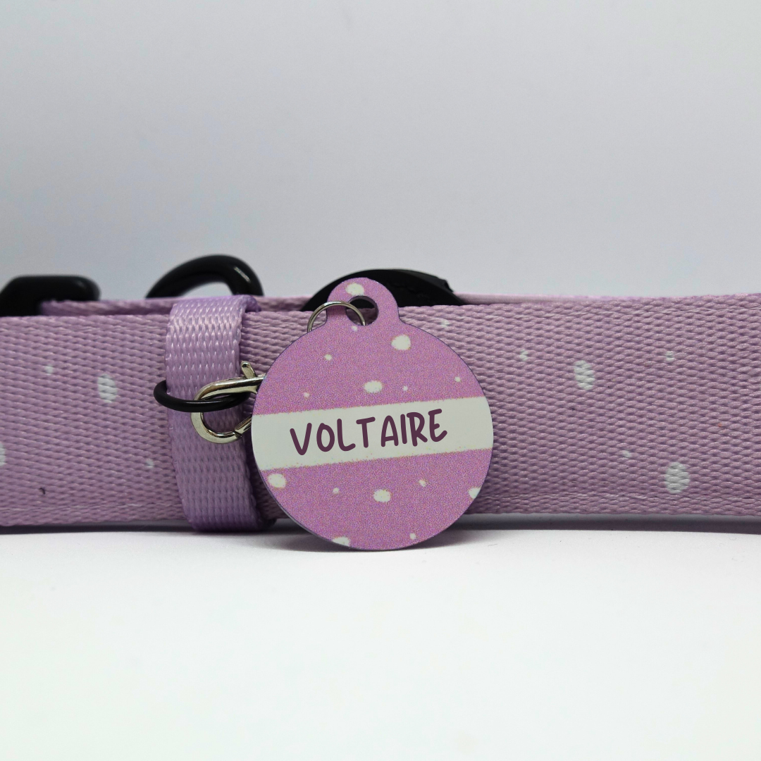 Médaille d'Identification Personnalisable pour Animaux - Forme Ronde