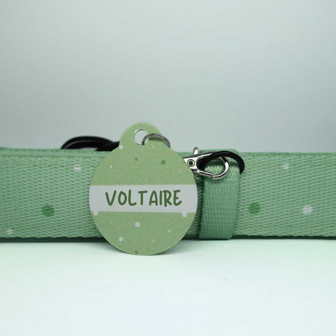 Médaille d'Identification Personnalisable pour Animaux - Forme Ronde